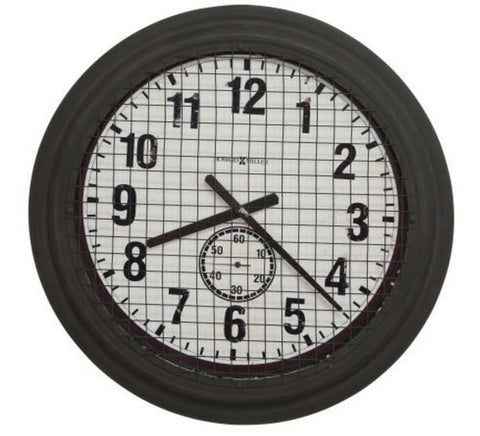 Grid Iron Works Wall Clock