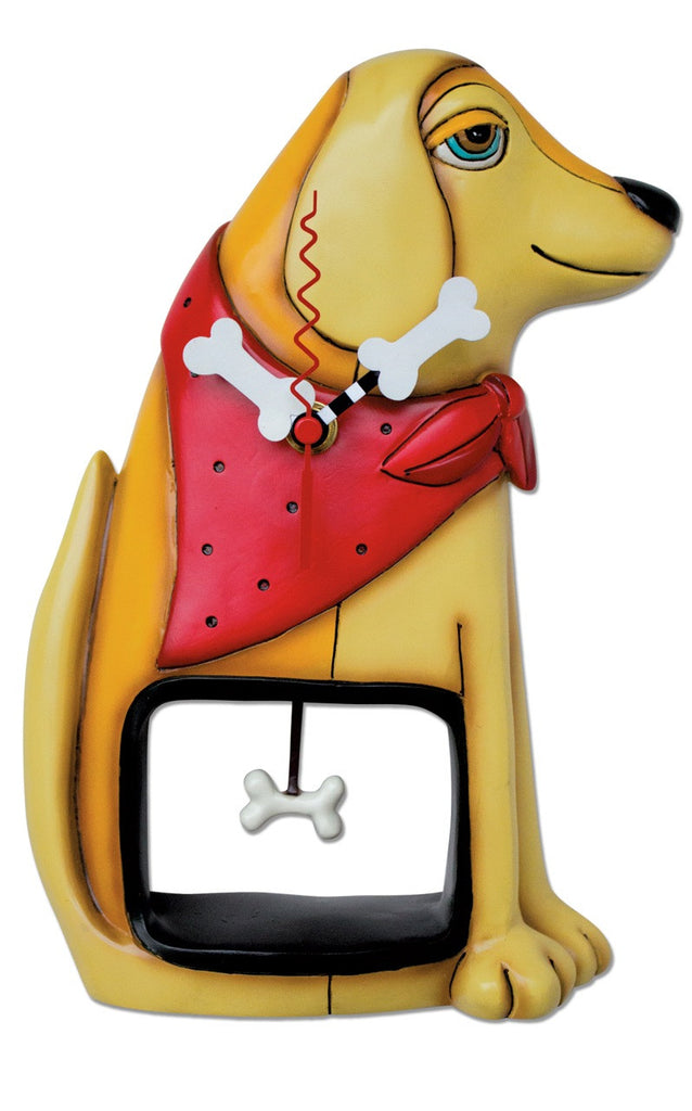 Molly Dog Pendulum Table/Wall Clock