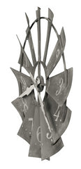 Windmill Metal Wall Clock