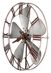 Mill Shop Metal Wall Clock