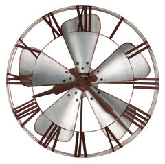 Mill Shop Metal Wall Clock