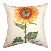 Geranium & Sunflower Reversible Indoor/Outdoor Pillow