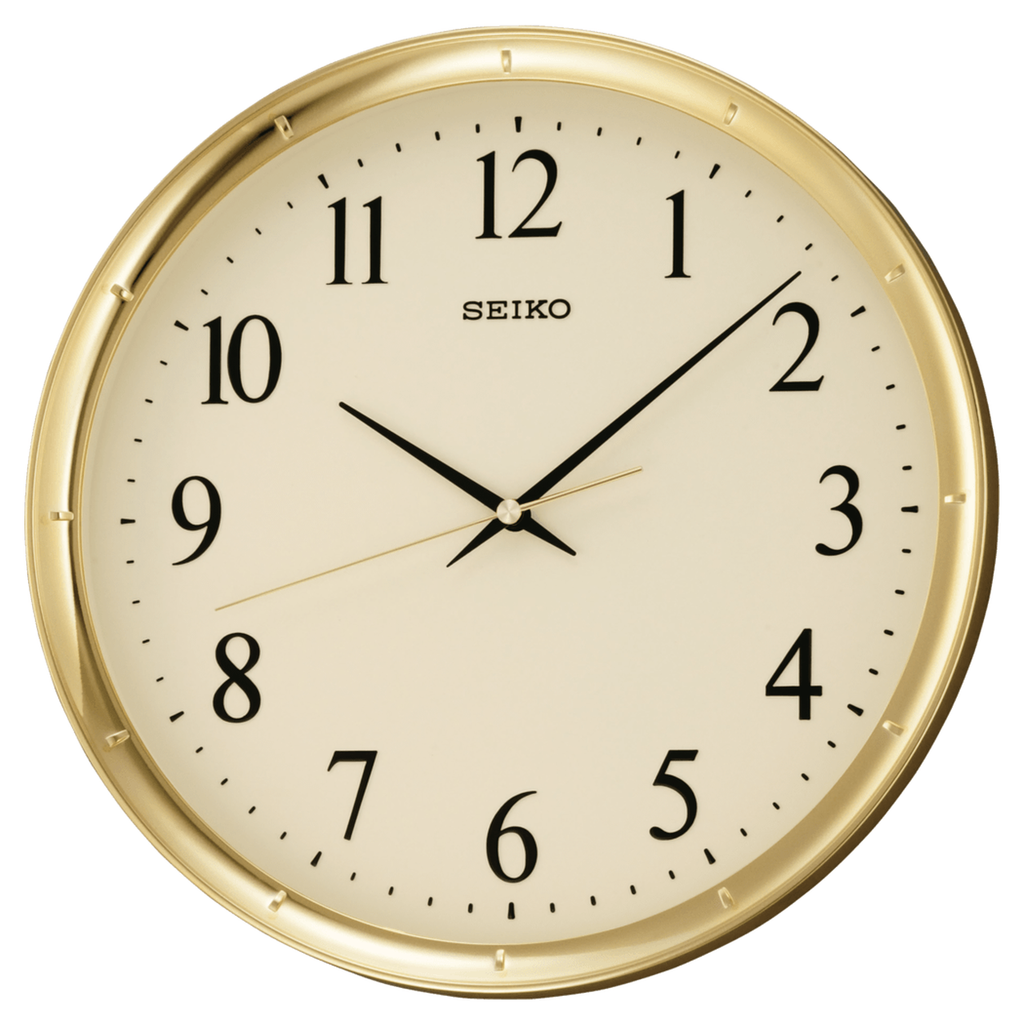 Modern Gold Tone 12" Wall Clock
