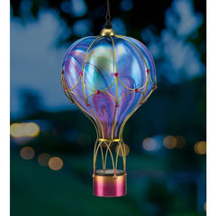 Swirl Purple Balloon Solar Lantern