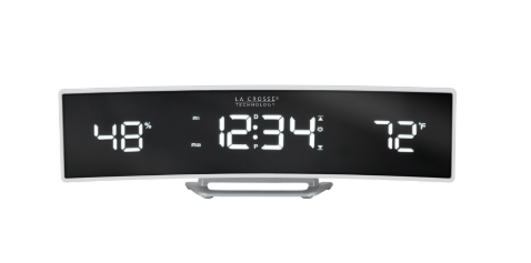 Curved LED Alarm Clock