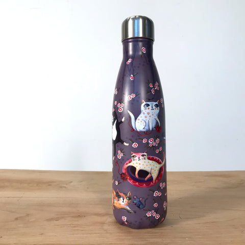Crazy Cats Water Bottle