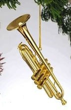 Goldtone Trumpet Hanging Decoration