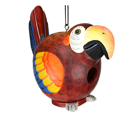 Red Parrot Gord-O Birdhouse