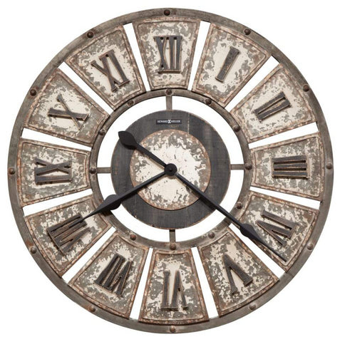 Edon Galvanized Metal Wall Clock