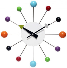 Orb Spoke Colorful Wall Clock