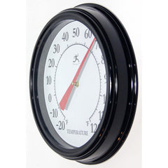 Black Indoor/Outdoor Thermometer