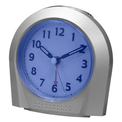 Night Vision Silver Colored Alarm Clock