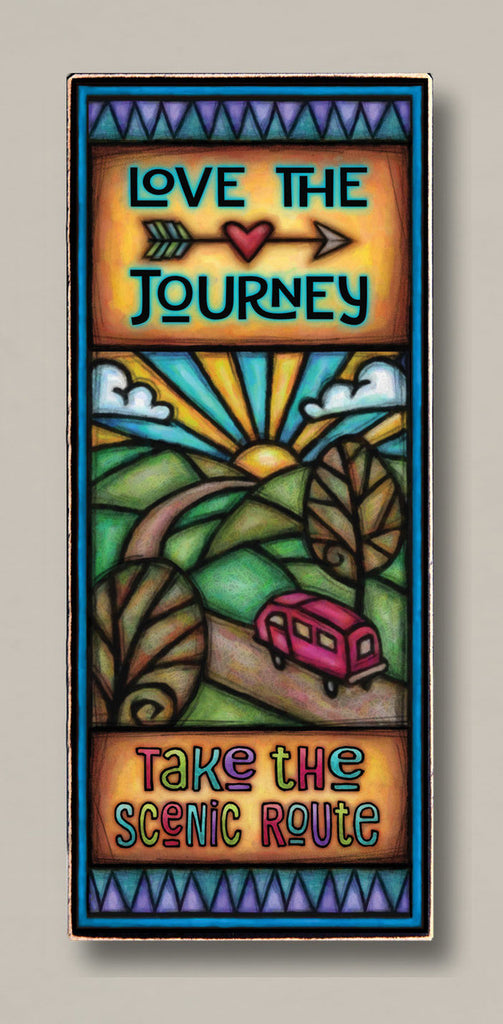 Love the Journey Printed Art Wall Plaque