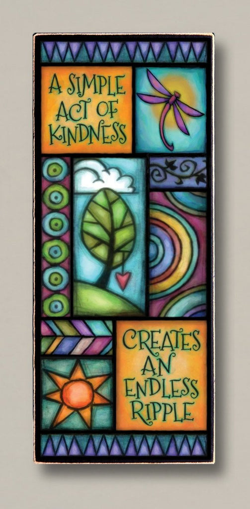 Act of Kindness Printed Art Wall Plaque