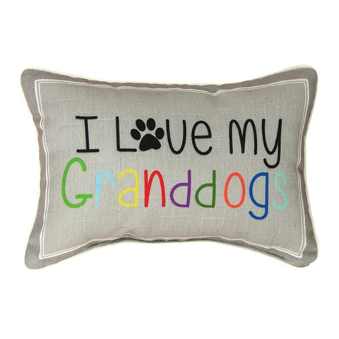 Love My Granddogs Pillow