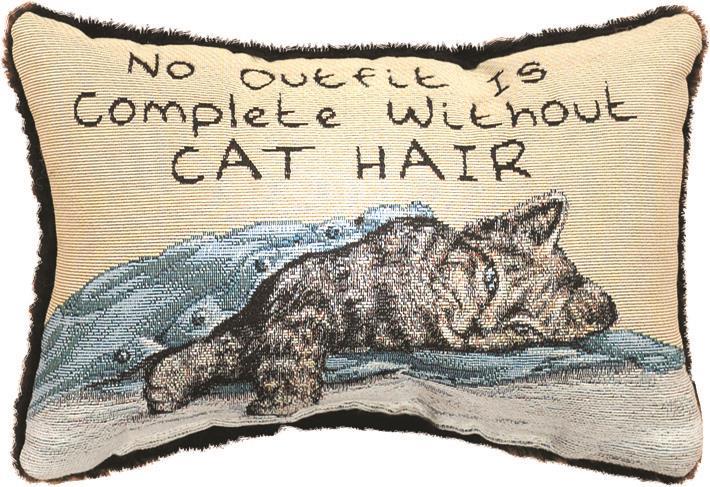 Cat Hair Word Pillow