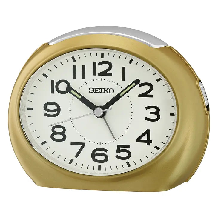 Tokai Metallic Goldtone Alarm Clock