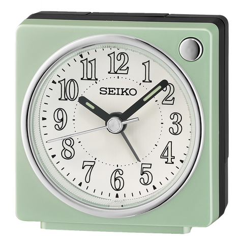 Fuji Pearlized Green Alarm Clock